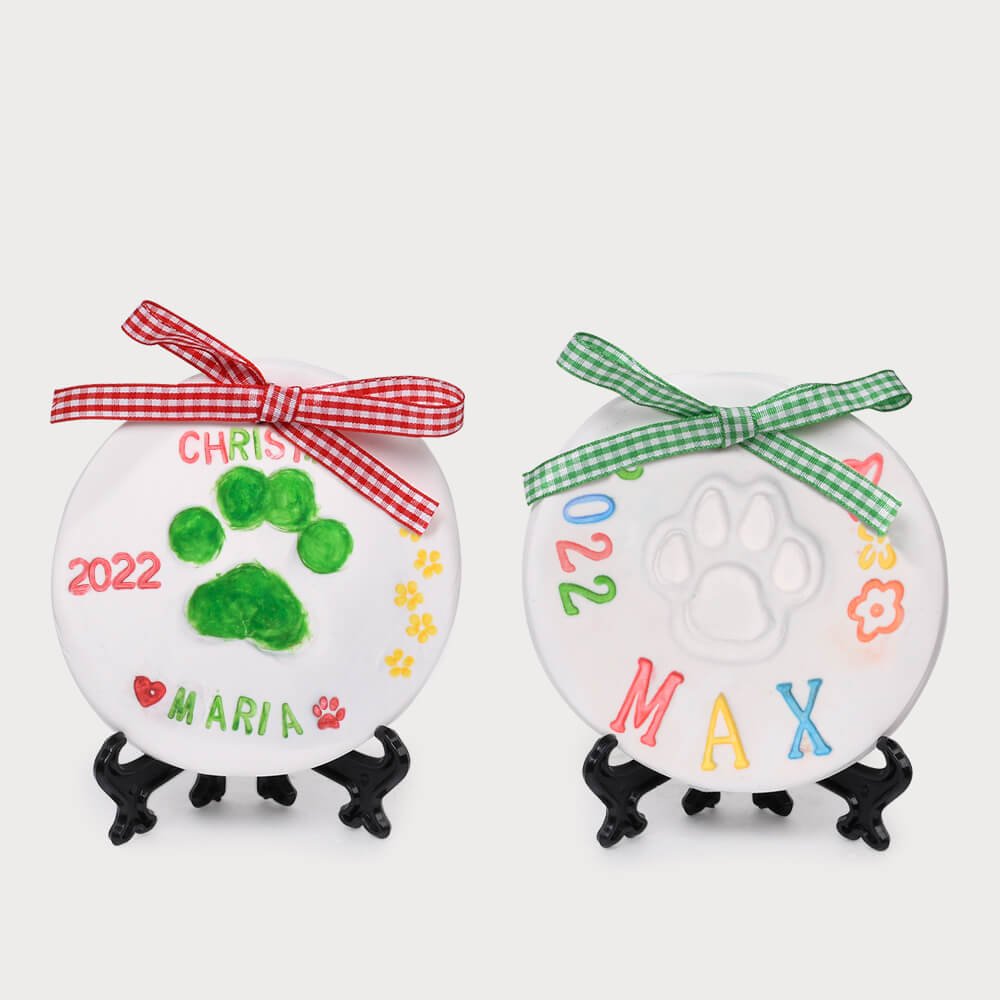 LOOBANI Dog Paw Print Ornaments Kit