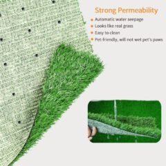 LOOBANI Large Grass Porch Potty Tray 02