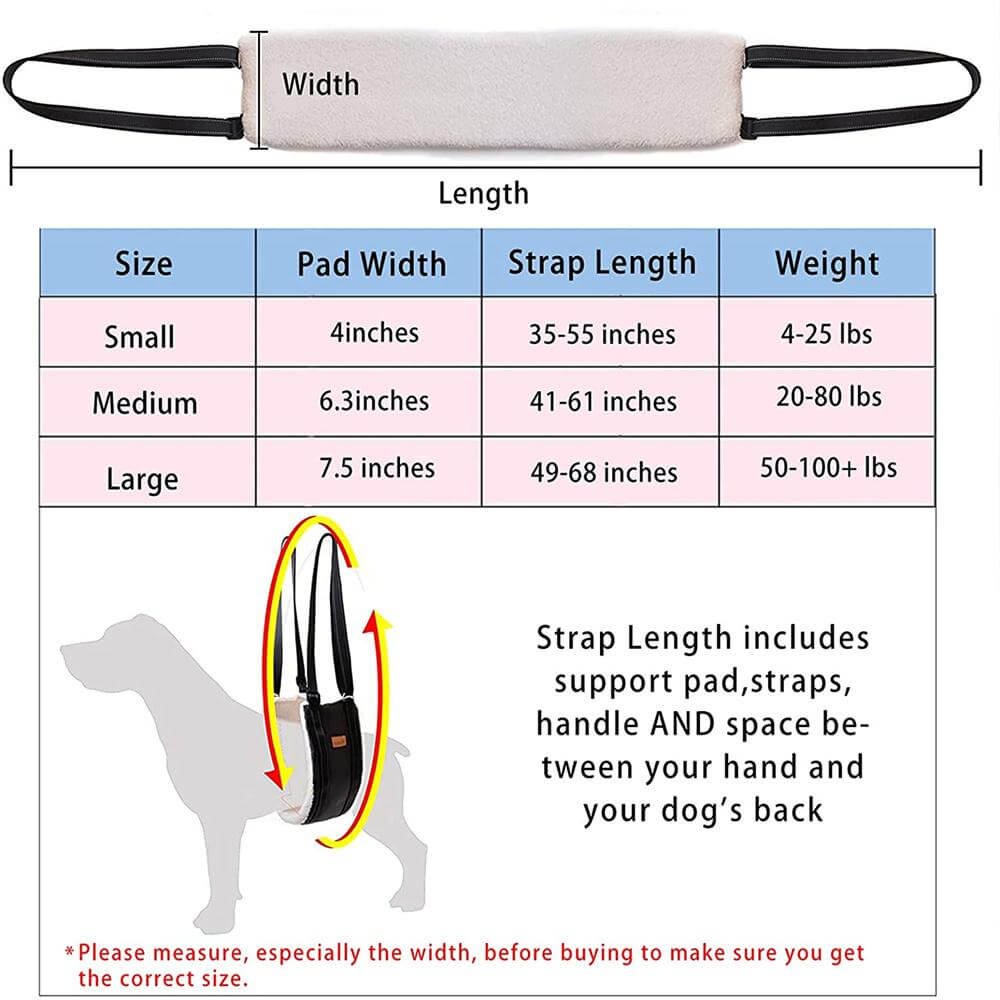 LOOBANI Portable Dog Sling for Back Legs (5)