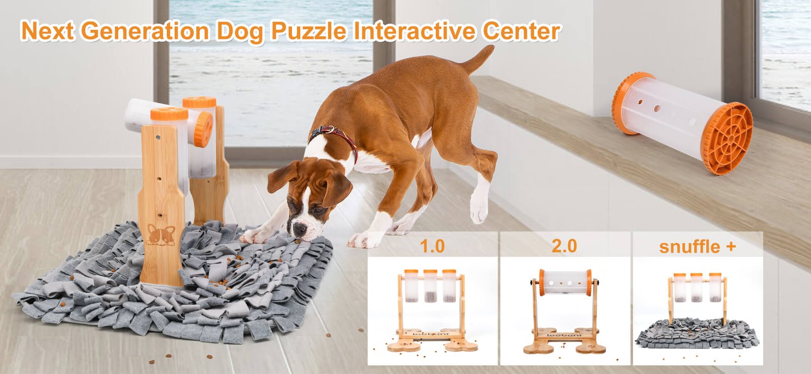 Dog Puzzle Toys Interactive Treat Puzzle Toy for Smart Dogs (Level